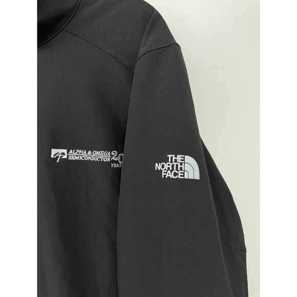 The North Face Windwall Softshell Black Full Zip Jacket Men’s Sz L - Picture 2 of 6